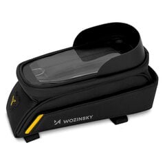 Wozinsky frame bike bag phone holder 1l black (WBB25BK) цена и информация | Сумки, держатели для телефонов | pigu.lt