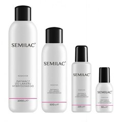 Жидкость для снятия гелевого лака SEMILAC REMOVER, 1000 мл цена и информация | Лаки, укрепители для ногтей | pigu.lt