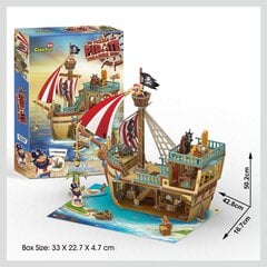 3D dėlionė Cubicfun „Piratų laivas“ kaina ir informacija | Dėlionės (puzzle) | pigu.lt