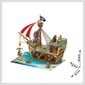 3D dėlionė Cubicfun „Piratų laivas“ kaina ir informacija | Dėlionės (puzzle) | pigu.lt