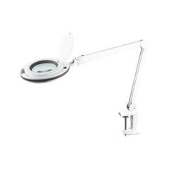 лампа для мастерской с увеличительным стеклом rebel 5d 10w, 6500 k цена и информация | Настольные светильники | pigu.lt