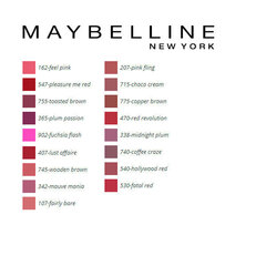 Lūpų dažai Color Sensational Maybelline 107-fairly bare kaina ir informacija | Lūpų dažai, blizgiai, balzamai, vazelinai | pigu.lt