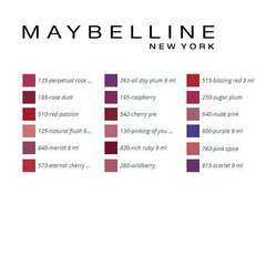 Lūpų dažai Superstay Maybelline 9 ml, raudoni kaina ir informacija | Lūpų dažai, blizgiai, balzamai, vazelinai | pigu.lt