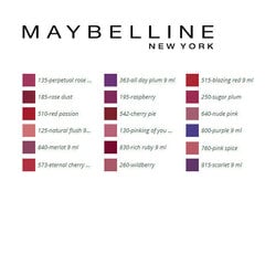 Lūpų dažai Superstay Maybelline 515-blazing red, 9 ml kaina ir informacija | Lūpų dažai, blizgiai, balzamai, vazelinai | pigu.lt