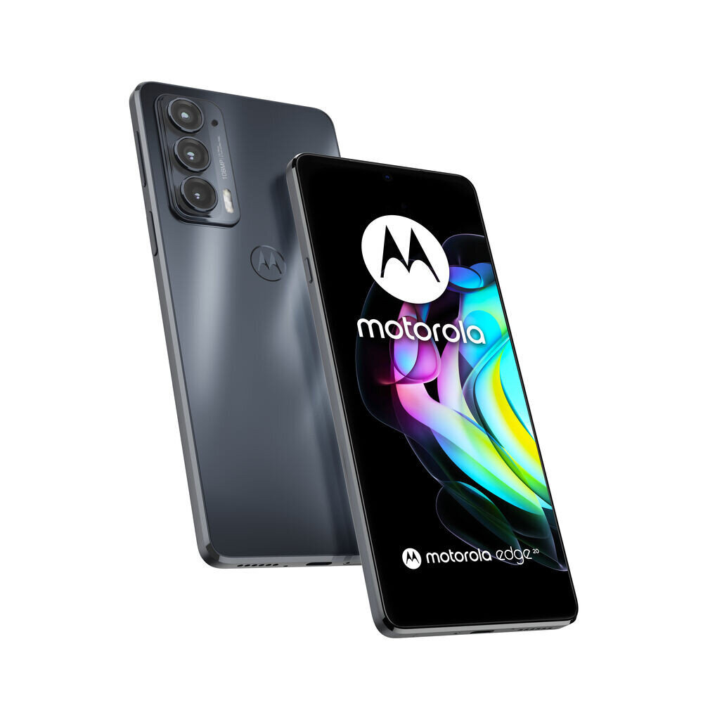 Motorola Edge 20, 128 GB, Dual SIM Gray kaina ir informacija | Mobilieji telefonai | pigu.lt