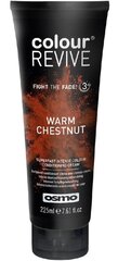 Dažanti kaukė plaukams Osmo, Chestnut, 225 ml kaina ir informacija | Priemonės plaukų stiprinimui | pigu.lt