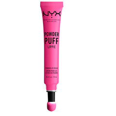 Губная помада Powder Puff Lippie NYX: Цвет - bby 12 мл цена и информация | Помады, бальзамы, блеск для губ | pigu.lt