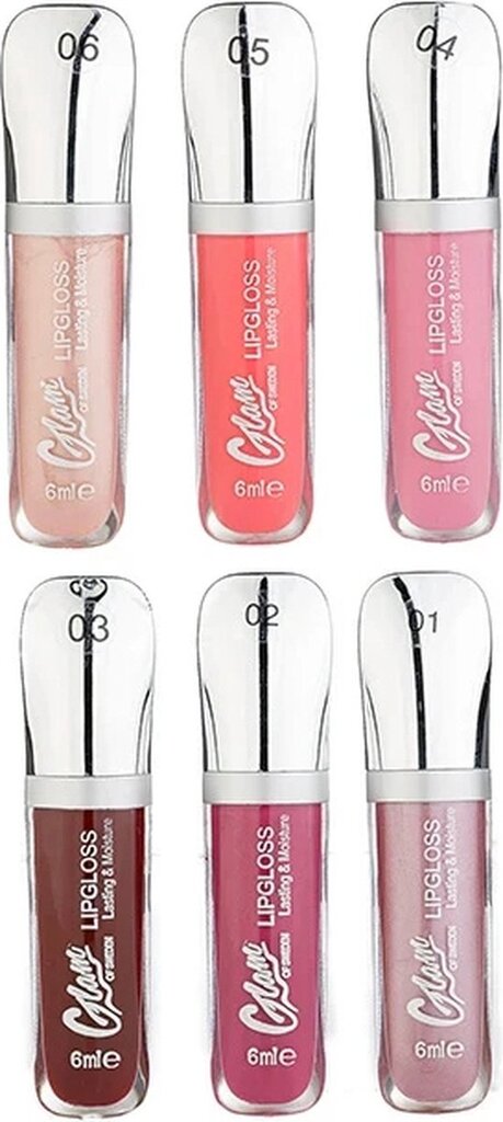 Lūpų dažai Glossy Shine Glam Of Sweden 02-beauty 6 ml kaina ir informacija | Lūpų dažai, blizgiai, balzamai, vazelinai | pigu.lt