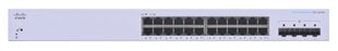 Cisco CBS220-24T-4G Managed L2 Gigabit Ethernet (10/100/1000) Power over Ethernet (PoE) 1U Белый цена и информация | Коммутаторы (Switch) | pigu.lt