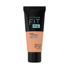 Skystas makiažo pagrindas Fit Me Maybelline 312 golden, 30ml kaina ir informacija | Makiažo pagrindai, pudros | pigu.lt