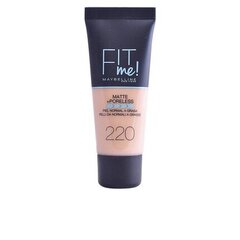 Skystas makiažo pagrindas Fit Me Maybelline 220 naturel, 30ml kaina ir informacija | Makiažo pagrindai, pudros | pigu.lt