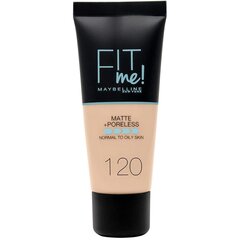 Skystas makiažo pagrindas Fit Me Maybelline120 classic ivory, 30ml kaina ir informacija | Makiažo pagrindai, pudros | pigu.lt