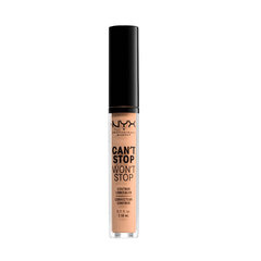 Корректор для лица Can't Stop Won't Stop NYX: цвет - natural 3,5 мл цена и информация | Пудры, базы под макияж | pigu.lt