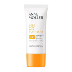 Увлажняющий крем для лица Âge Sun Rerist BB Cream Anne Möller (50 мл) SPF	50+ цена и информация | Кремы для лица | pigu.lt