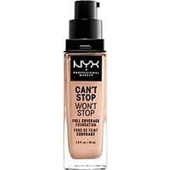 Жидкая основа для макияжа Can't Stop Won't Stop NYX (30 мл): Цвет - porcelain 30 цена и информация | Пудры, базы под макияж | pigu.lt