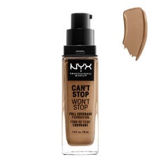 Жидкая основа для макияжа Can't Stop Won't Stop NYX (30 мл) цена и информация | Пудры, базы под макияж | pigu.lt
