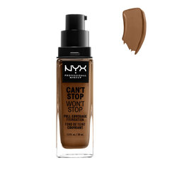 Skystas makiažo pagrindas Nyx Can't Stop Won't Stop sienna, 30 ml kaina ir informacija | Makiažo pagrindai, pudros | pigu.lt