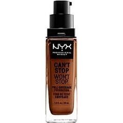 Skystas makiažo pagrindas Nyx Can't Stop Won't Stop cocoa, 30 ml kaina ir informacija | Makiažo pagrindai, pudros | pigu.lt