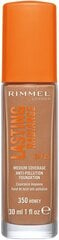 Основа-крем для макияжа Lasting Radiance Rimmel London: Цвет - 350 медовый цена и информация | Пудры, базы под макияж | pigu.lt