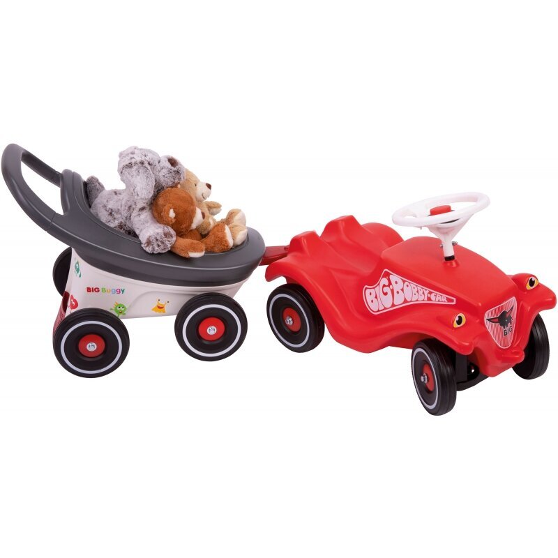 Vežimėlis lėlėms ar priekaba automobiliui 3in1 kaina ir informacija | Žaislai mergaitėms | pigu.lt