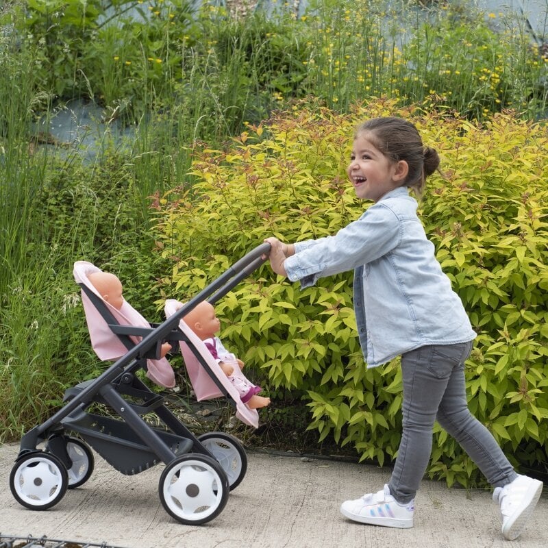 Lėlių vežimėlis dvynukams Maxi Cosi Quinny - Smoby цена и информация | Žaislai mergaitėms | pigu.lt