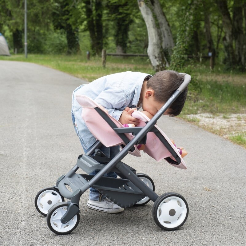 Lėlių vežimėlis dvynukams Maxi Cosi Quinny - Smoby цена и информация | Žaislai mergaitėms | pigu.lt