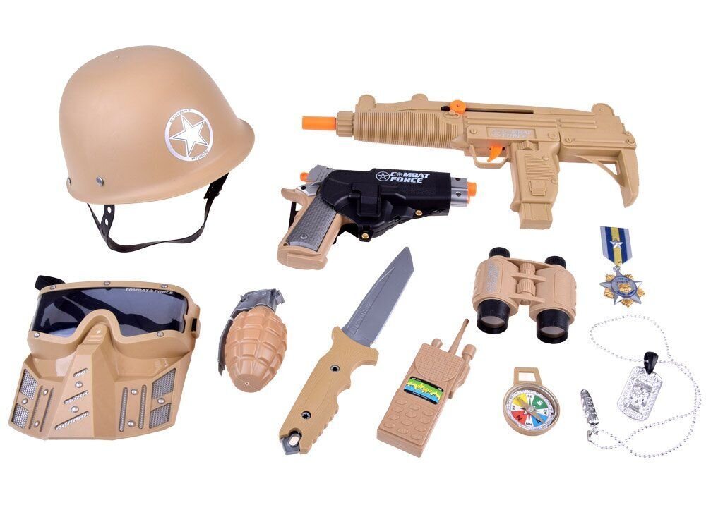 Karinė uniforma su kauke kaina ir informacija | Žaislai berniukams | pigu.lt