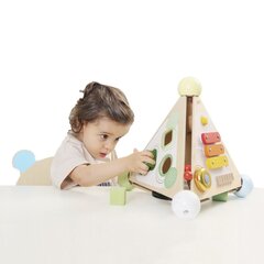 Деревянная образовательная пирамида 4in1 цена и информация | Развивающие игрушки | pigu.lt