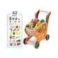 Vaikiškas pirkinių vežimėlis su priedais 42 vnt. kaina ir informacija | Žaislai mergaitėms | pigu.lt