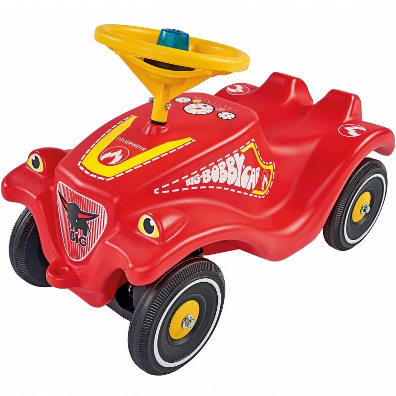 Paspiriamas ugniagesių automobilis Bobby Car su garsu ,,BIG" kaina ir informacija | Žaislai kūdikiams | pigu.lt