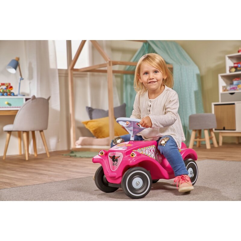 Paspiriamas automobilis ,,BIG", rožinis kaina ir informacija | Žaislai kūdikiams | pigu.lt