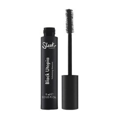 Blakstienų tušas Sleek Black Utopia, 9 ml kaina ir informacija | Akių šešėliai, pieštukai, blakstienų tušai, serumai | pigu.lt