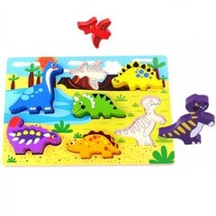 Толстые пазлы с динозаврами цена и информация | Игрушки для малышей | pigu.lt
