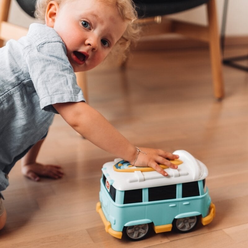 Banglentininko autobusiukas Sunny Surfer, Dickie su lipdukais, 25 cm kaina ir informacija | Žaislai berniukams | pigu.lt