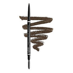 Макияж для бровей Micro Brow NYX (0,09 г): Цвет - brunette цена и информация | Тушь, средства для роста ресниц, тени для век, карандаши для глаз | pigu.lt