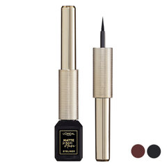 Eyeliner Matte Signature L'Oreal Make Up: Цвет - 03-marron цена и информация | Тушь, средства для роста ресниц, тени для век, карандаши для глаз | pigu.lt