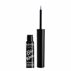 Akių apvadas Nyx Epic Wear Waterproof Liquid Liner Sapphire kaina ir informacija | Akių šešėliai, pieštukai, blakstienų tušai, serumai | pigu.lt