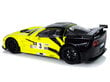 Radijo bangomis valdomas sportinis automobilis Corvette C6.R 1:18 geltonas kaina ir informacija | Žaislai berniukams | pigu.lt