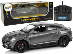 Радиоуправляемый Lamborghini Urus 1:24, серый цена и информация | Игрушки для мальчиков | pigu.lt