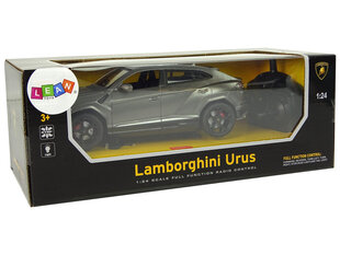 Радиоуправляемый Lamborghini Urus 1:24, серый цена и информация | Игрушки для мальчиков | pigu.lt