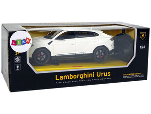Radijo bangomis valdomas Lamborghini Urus 1:24 baltas kaina ir informacija | Žaislai berniukams | pigu.lt