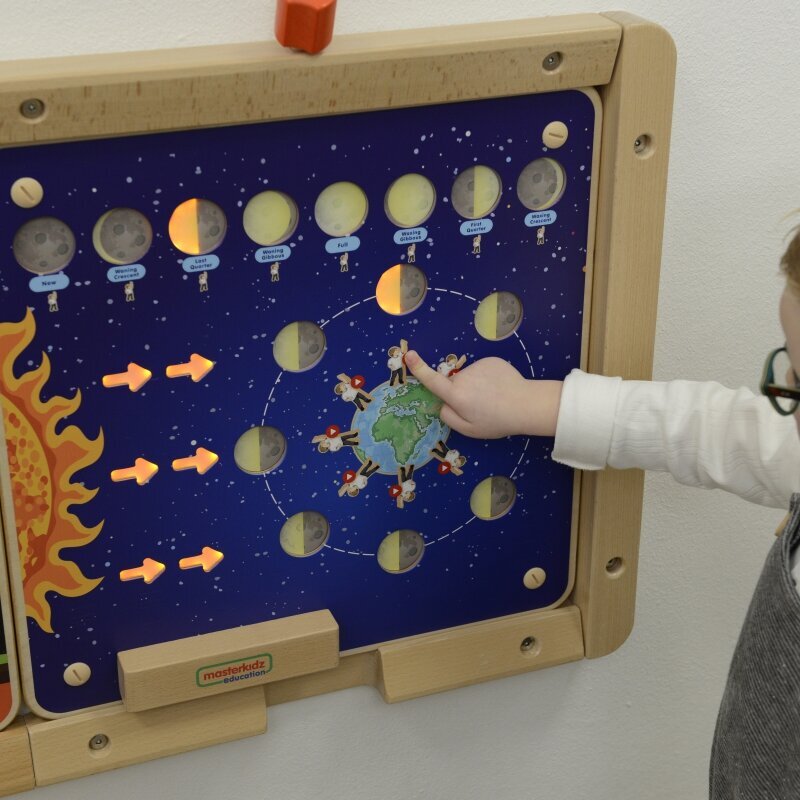 Edukacinė lenta, mėnulio fazės kaina ir informacija | Lavinamieji žaislai | pigu.lt