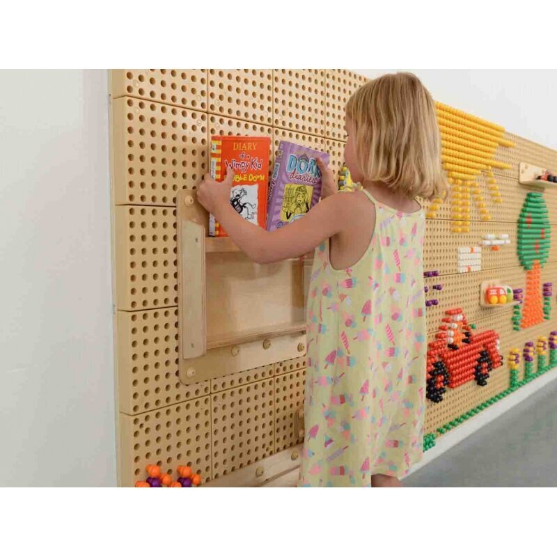 Medinė daiktų dėžutė, 40 cm kaina ir informacija | Lavinamieji žaislai | pigu.lt