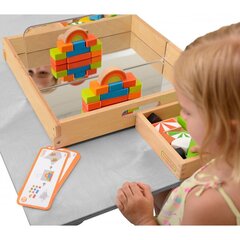 Spalvingų medinių kaladėlių rinkinys 24 elementai kaina ir informacija | Žaislai kūdikiams | pigu.lt
