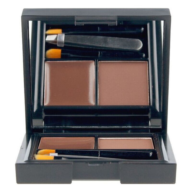 Antakių makiažas Brow Kit Sleek Dark Brow 3,8 g kaina ir informacija | Akių šešėliai, pieštukai, blakstienų tušai, serumai | pigu.lt