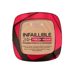 Компактный макияж L'Oreal Make Up Infallible Fresh Wear 24 часов 140 (9 г) цена и информация | Пудры, базы под макияж | pigu.lt