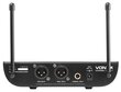 Vonyx WM82C skaitmeninis UHF 2 kanalų belaidžio mikrofono rinkinys su rankiniu ir korpusu kaina ir informacija | Mikrofonai | pigu.lt