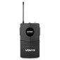 Vonyx WM82C skaitmeninis UHF 2 kanalų belaidžio mikrofono rinkinys su rankiniu ir korpusu kaina ir informacija | Mikrofonai | pigu.lt