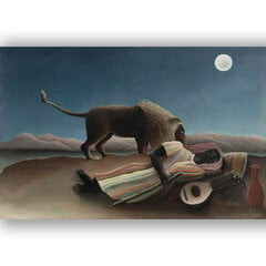 Plakatas The Sleeping Gypsy, Henri Rousseau, 59x84 cm (A1), Wolf Kult kaina ir informacija | Reprodukcijos, paveikslai | pigu.lt