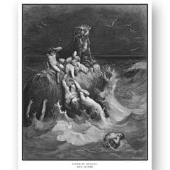 Плакат Винтажная иллюстрация, 59x84 см (A1), Wolf Kult цена и информация | Репродукции, картины | pigu.lt